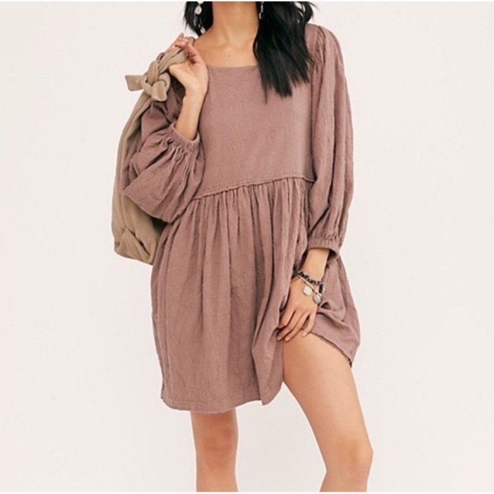 Free People Mauve Mini Dress